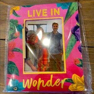 Picture frame: pink, 4 x 6 picture. New in package.